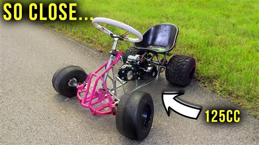 Upgrading the Budget Drift Kart with a 125cc Beast Engine
