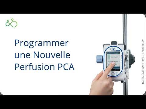Sapphire PCA - Programmer une nouvelle perfusion PCA