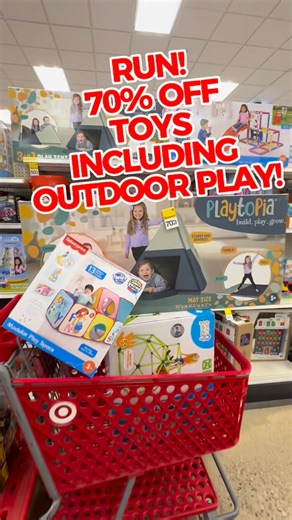 Rebeldealz • Deal Finder & Saving Money on Instagram: "Run to target because so many toys INCLUDING outdoor play is now 70% off at most all stores! Look for those yellow clearance signs, use these visuals, and don’t trust the tags! Most stores have hit 70% off and it’s PACKED with clearance! Summer is coming so now’s the time to stock up before it’s all full price! 🏃🏼‍♀️🏃🏼‍♀️ Clearance varies by stores! In store ONLY! #summer #viral #trending #clearance #rebeldealz"