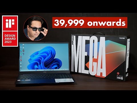 This is Tecno Laptop the MegaBook T1 - from Rs. 39,999 (Award-Winning Laptop)