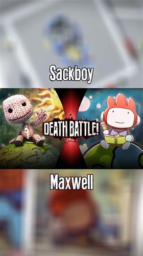 DEATH BATTLE Thumbnails: Sackboy vs Maxwell
