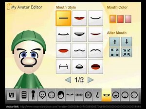 My Avatar Editor:Wie erstellst du ein Luigi Mii?