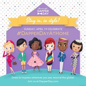 D3 Darlins Do Dapper Day From Home via Social Media | Chip and Company