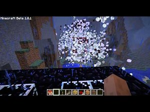 Gigant Block TNT and explosion - Minecraft (Wielkie TNT I wybuch)