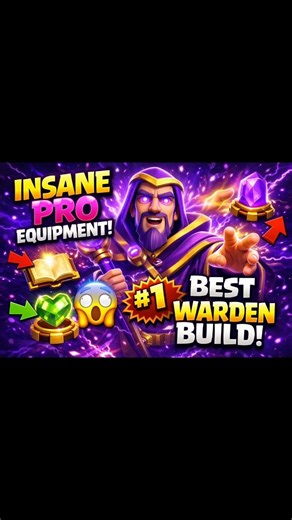 🪄Best Equipment for Grand wardan in Clash of Clans (2026 Guide) 04/06 #clashheroes #coc #cwlfinals