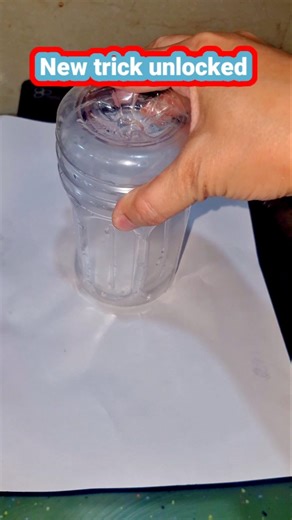 Glass made with plastic bottle |#shorts #tipsandtricks #shortsyt #viral #trending #reuse #recycle