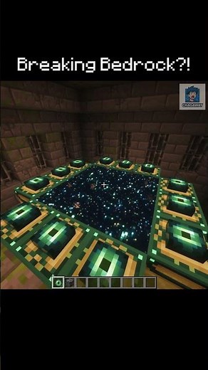 BREAK Bedrock in Minecraft?! 😱💥