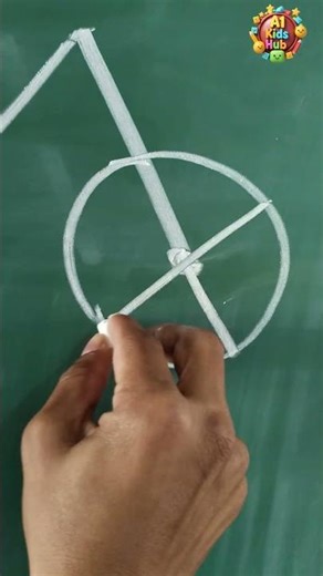 Bicycle Drawing For Kids | How to Draw Bicycle | Simple Bicycle | #drawing #shorts