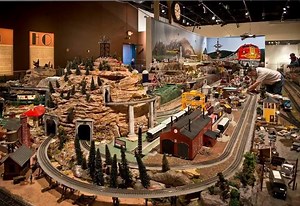 What does 8,000 square feet of model trains look like? Visit Union Station's Model Railroad Experience and find out! Twice voted "Missouri's Best Kept Secret,” kids and adults alike will be captivated by the model rail displays - created and maintained by a dedicated group of volunteer enthusiasts. Located at the north end of Sprint Festival Plaza, the Model Railroad Experience is FREE to visit and is open year-round. Open Mon-Sat 10am to 5pm, Sunday 12pm to 5pm | Union Station Kansas City