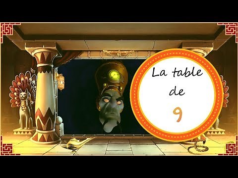 Les tables de multiplication - Table de 9