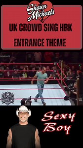 879K views · 17K reactions | UK crowd showing HBK appreciation by singing his entrance theme "sexy boy" #HBK #SHAWNMICHAELS #wweuk #ukwrestling #ukwrestlingfans #britishwrestling #SCOTSLAMPODCAST #SCOTSLAMLEWIS_WRESTLING #Wrestling #wwe #smackdown #paullevesqueera #wrestling #RAW | Scotslam | Facebook