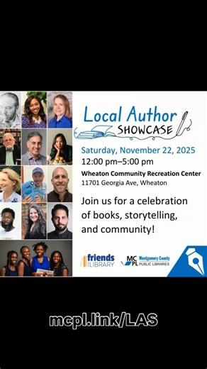 mcpl_libraries on Instagram: "Thank you to everyone who came out to our 1st annual Local Author Showcase last weekend at the Wheaton Library & Community Center! Many thanks to our regional authors who spent so much time with our community, sharing your books & insights on writing & publishing! @folmcmd for the bookstore & other support, our Library Advisory Committee members who showed up to support, staff, volunteers, Holly & Theo with Read to a Dog & of course all of our awesome customers! We’