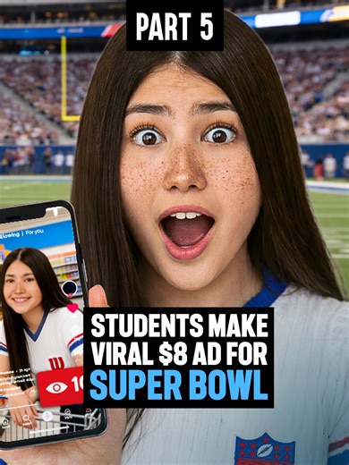 Students Make VIRAL $8 AD For SUPER BOWL PT 5 (swipe for PT 6) #dharmann #dharmannfam #inspiration #fyp