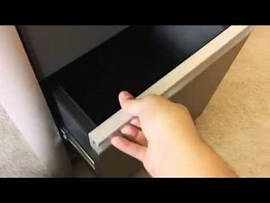 How to lock a desk drawer
