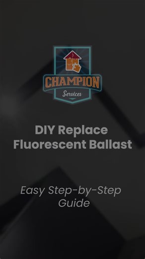 Replace T12 Fluorescent Ballast in 4-Foot Fixture | Champion Services posted on the topic | LinkedIn