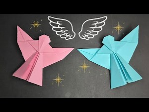 Origami Christmas ANGEL | How to fold a paper angel
