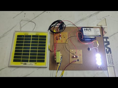 Solar power Battery Charging with Reverse Current Protection 
