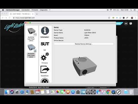 Using Hardware Manager to set up your Light Rider LR512 or ADJ mydmx GO
