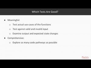 Building RESTful APIs with Go : Why Are Tests Important? | packtpub.com