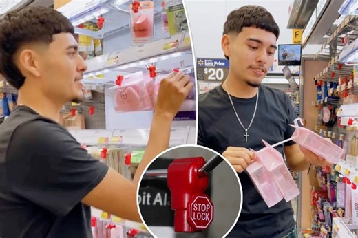 Shopper shares ‘life hack’ to get items locked up in stores with red anti-theft locks