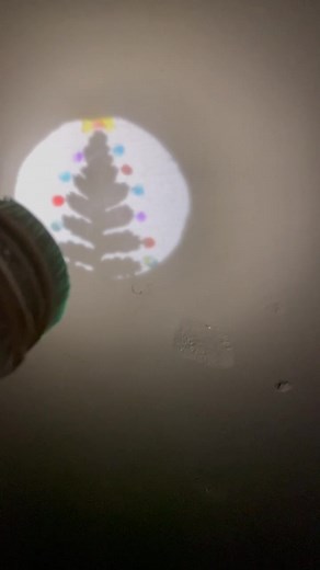 DIY Fern Christmas Tree Projector for Kids