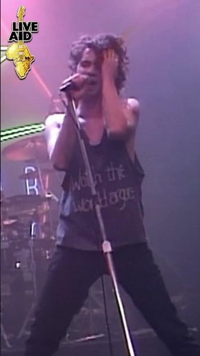 INXS with "Don't Change" (Oz for Africa, 1985). Watch the full video on the official channel.