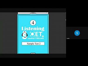 OET Listening Part A Sample Test 1 Jashan