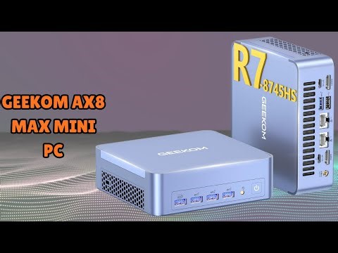 GEEKOM AX8 Max Mini PC | Compact Desktop for Ultimate Productivity - FULL REVIEW