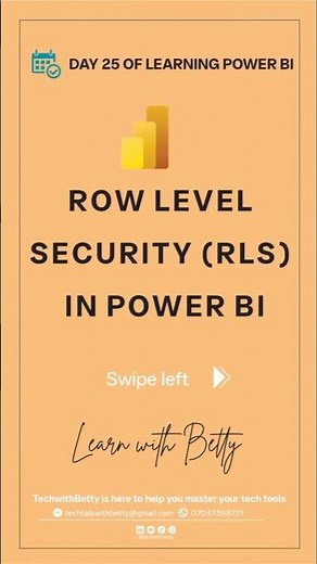 How Row-Level Security in Power BI helps you deliver smart! #learning #tech #subscribe