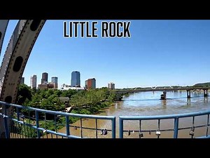 Little Rock, Arkansas I Capital City by the River I Downtown Walk I 4K