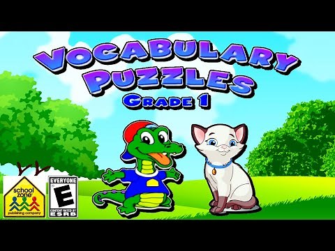 School Zone Vocabulary Puzzles, Grade 1 (PC, Windows) [2003] longplay.