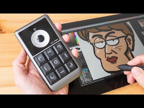 XP-Pen AC19 Shortcut Remote for pen displays (US $36)