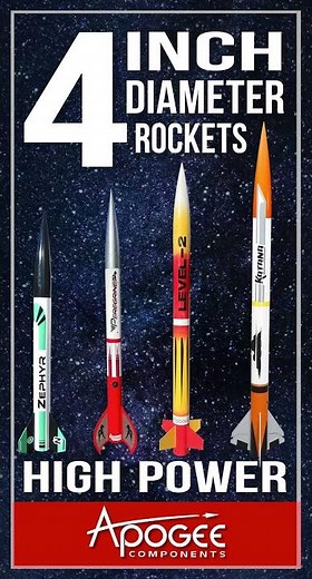 4-inch Diameter High Power Rockets