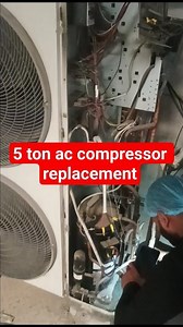 how to change 5 ton ac compressor #acrepair #compressorwiring #acservice #hvac #coolingproblem