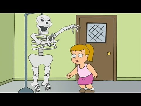Family Guy | Peter becomes a skeleton for science