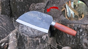 163K views · 1.1K reactions | Amazing Recycling / How to Forge a Stylish and Sharp CLEAVER From Long Leaf Spring Follow This Page For More Videos! | Forged Creations | Facebook