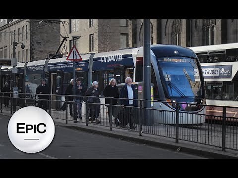Tramways of Edinburgh - Scotland (HD)