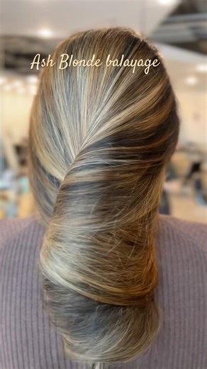 Ash Blonde balayage by Aman Calgary hairstylist #trendyhairdecision