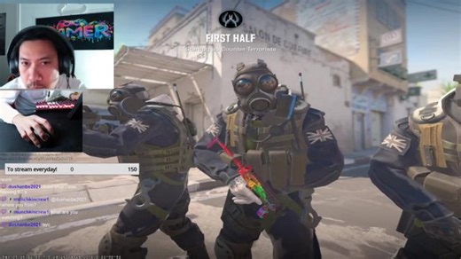 Highlight: CS:GO ACE 5kills 1st round!