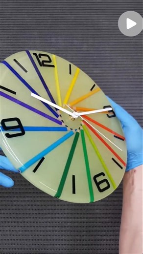 Cool, dual-function wall clock 🌞🌛 #diy #woodworking #design #property #shorts #fyp