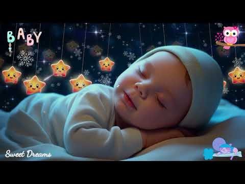 Soothing Baby Sleep Music 🌙 Sleep Instantly in 3 Minutes 💤 Mozart & Brahms Lullabies - No Ads