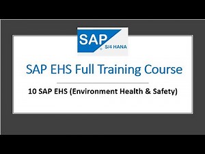 10 SAP EHS Environment Health & Safety #sap #ehs#sapehs #phrase #management #dangerous #environment