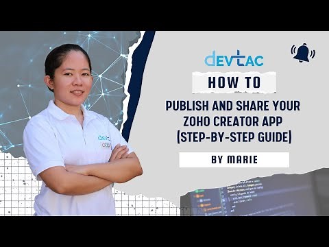 How to Publish and Share Your Zoho Creator App (Step by Step Guide)