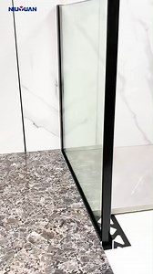 Premium Shower Glass Profiles ready for bulk orders. Secure your supply chain with NIUYUAN. #showerprofiles #buildingmaterials #factorydirect #aluminumprofile #bathroomfittings #wetroom #showerglassfittings #oemsupplier #showerdesign | Niu Yuan Building Materials Group-Tile Trim, Floor Cover, Leveling System