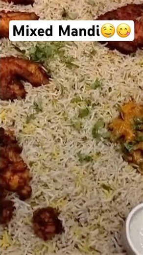 🔥 Mandi Mixed Biryani 🤤 | Ultimate Food Lover’s Dream! Must Try! #foodshorts #food