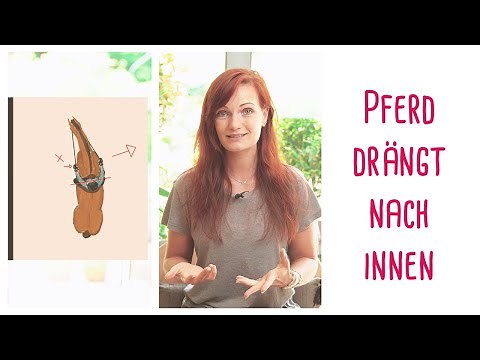 Horse pushes inwards or cuts corners