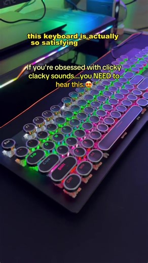 Satisfying Mechanical Keyboard Typing Experience
