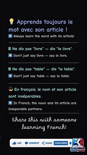 Every French Noun Has a Gender 🇫🇷💡 | Le Genre des Noms Explained Simply! 🔥 ‪@FrenchGrammar‬ #french