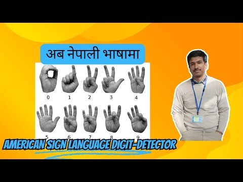 American Sign Language Digit Detector | 0-9 Digit | Explained in Nepali