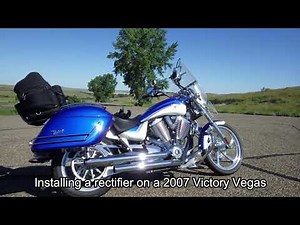 How to replace a rectifier on a 2007 Victory Vegas